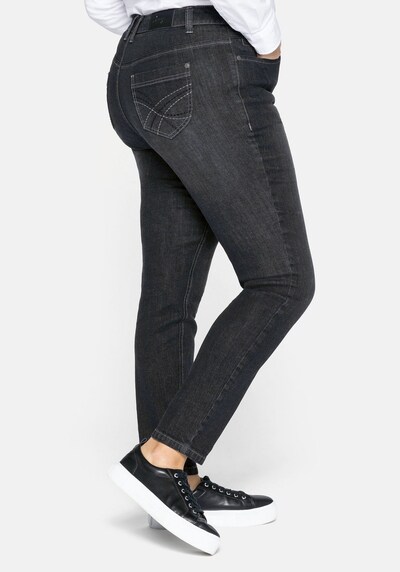 SHEEGO Džínsy - čierny denim, Model/-ka