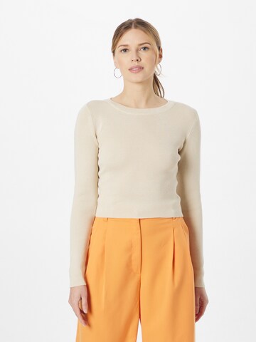 Noisy may Pullover 'JAZ' i beige: forside