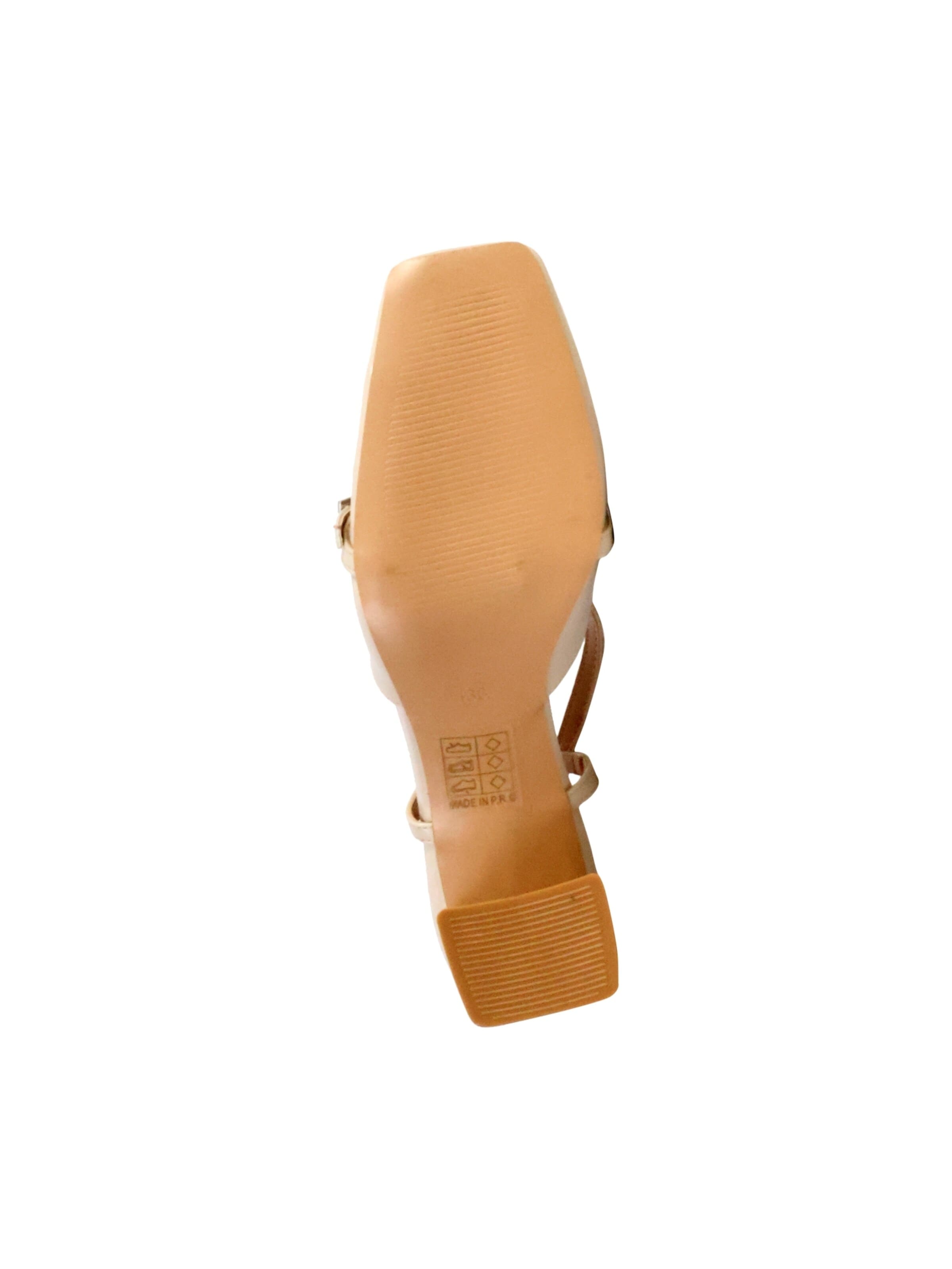 Super Mode Sandaal 'Inia-Sandalen mit Absatz' in Beige