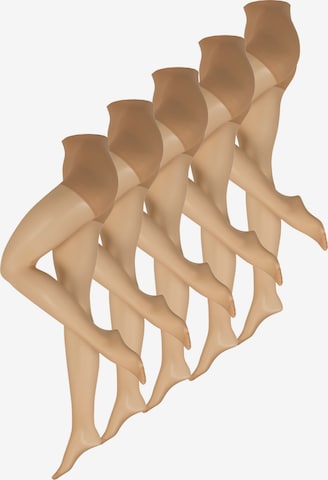 Collants ' Ohne Bund 20 DEN ' Nur Die en beige : devant