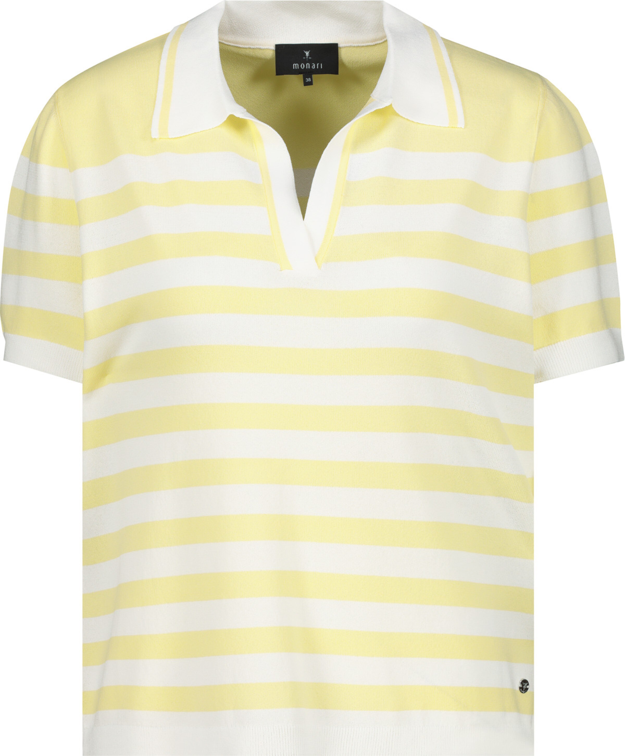 monari Poloshirt in Gelb: Vorderseite