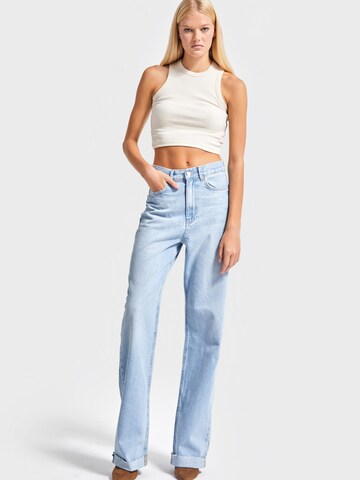IT'S BASIC Wide leg Jeans 'Wide High Rise Jeans' in Blauw
