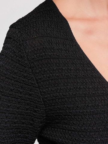 Ombre Gebreid vest in Zwart