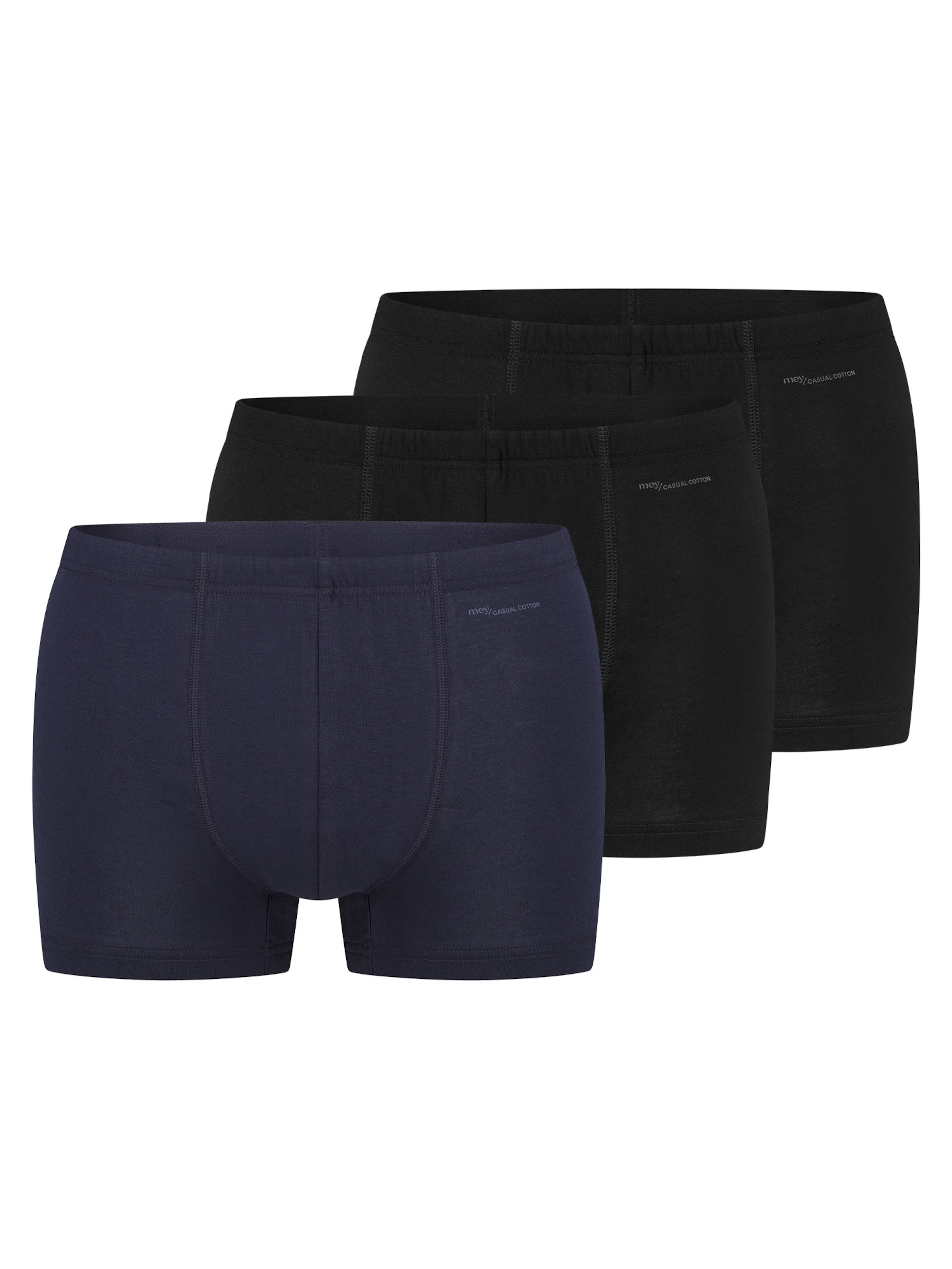 Mey Boxer shorts 'Casual Cotton' in Blue: front