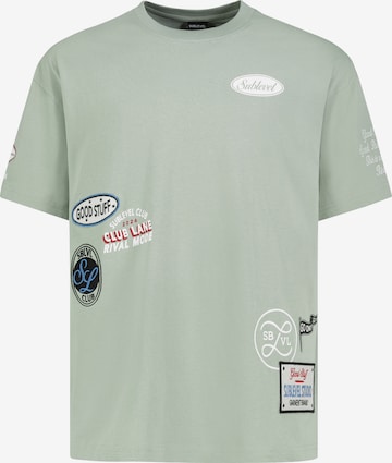 Sublevel T-Shirt in Grün: Vorderseite