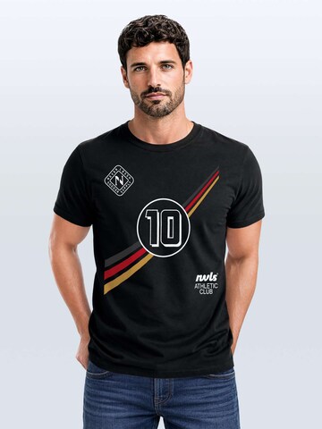 Neverless Shirt 'Number 10' in Black: front