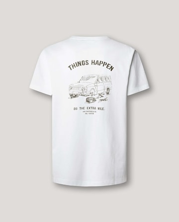 T-Shirt 'Scott' Pepe Jeans en blanc