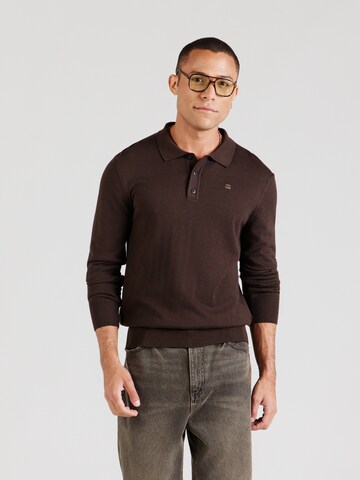 G-STAR - Pullover em castanho: frente