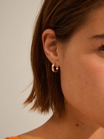 Pilgrim Earrings 'EFIA' in Gold: front