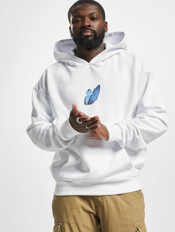 MT Upscale Sweatshirt 'Le Papillon' i vit: framsida