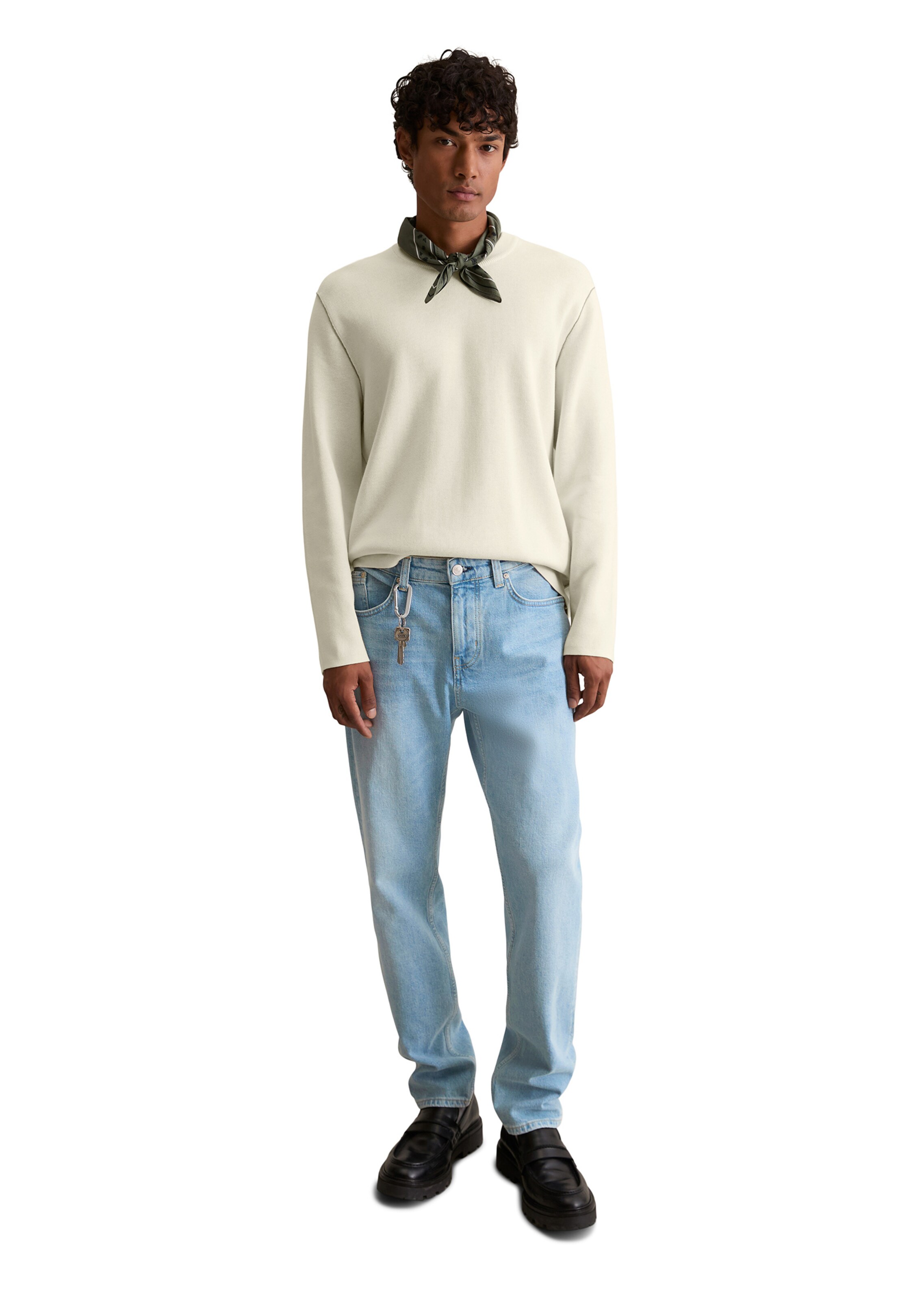 Pull-over Marc O'Polo DENIM en blanc