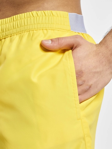 Calvin Klein Swimwear Board Shorts in Yellow