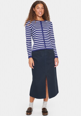 SAINT TROPEZ Strickjacke in Blau