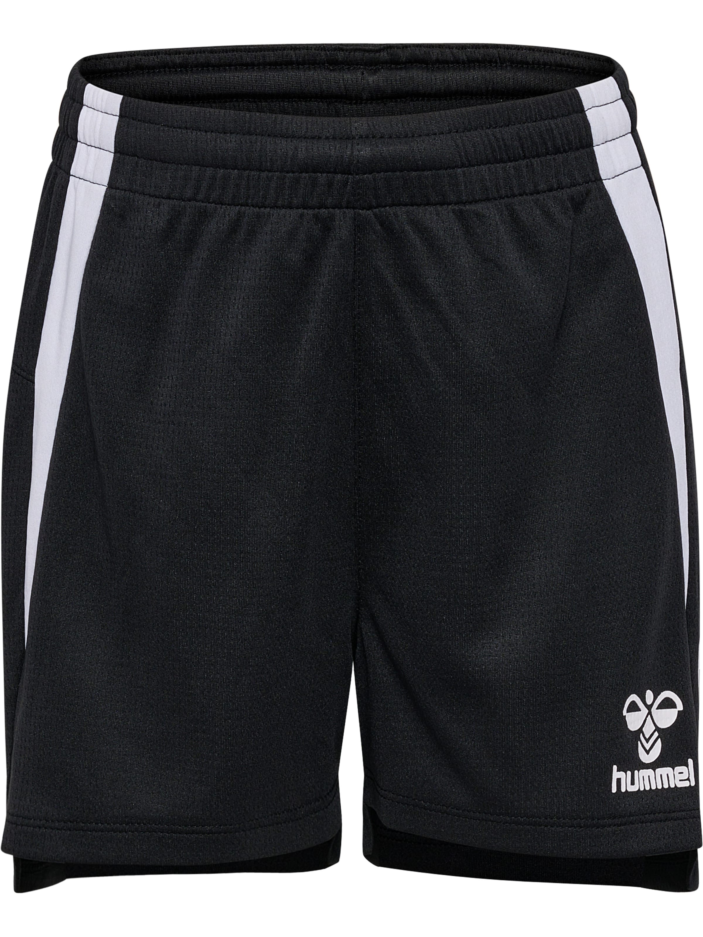 Regular Pantalon fonctionnel 'Lead 2.0' Hummel en noir : devant