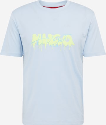 HUGO Red - Camiseta 'Dacation' en azul: frente