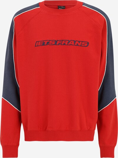 iets frans Sweatshirt in marine / rot / weiß, Produktansicht
