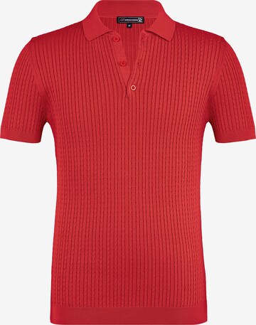 T-Shirt Giorgio di Mare en rouge : devant