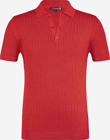 T-Shirt Giorgio di Mare en rouge : devant
