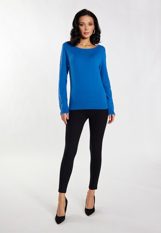 Pull-over 'Nascita' faina en bleu