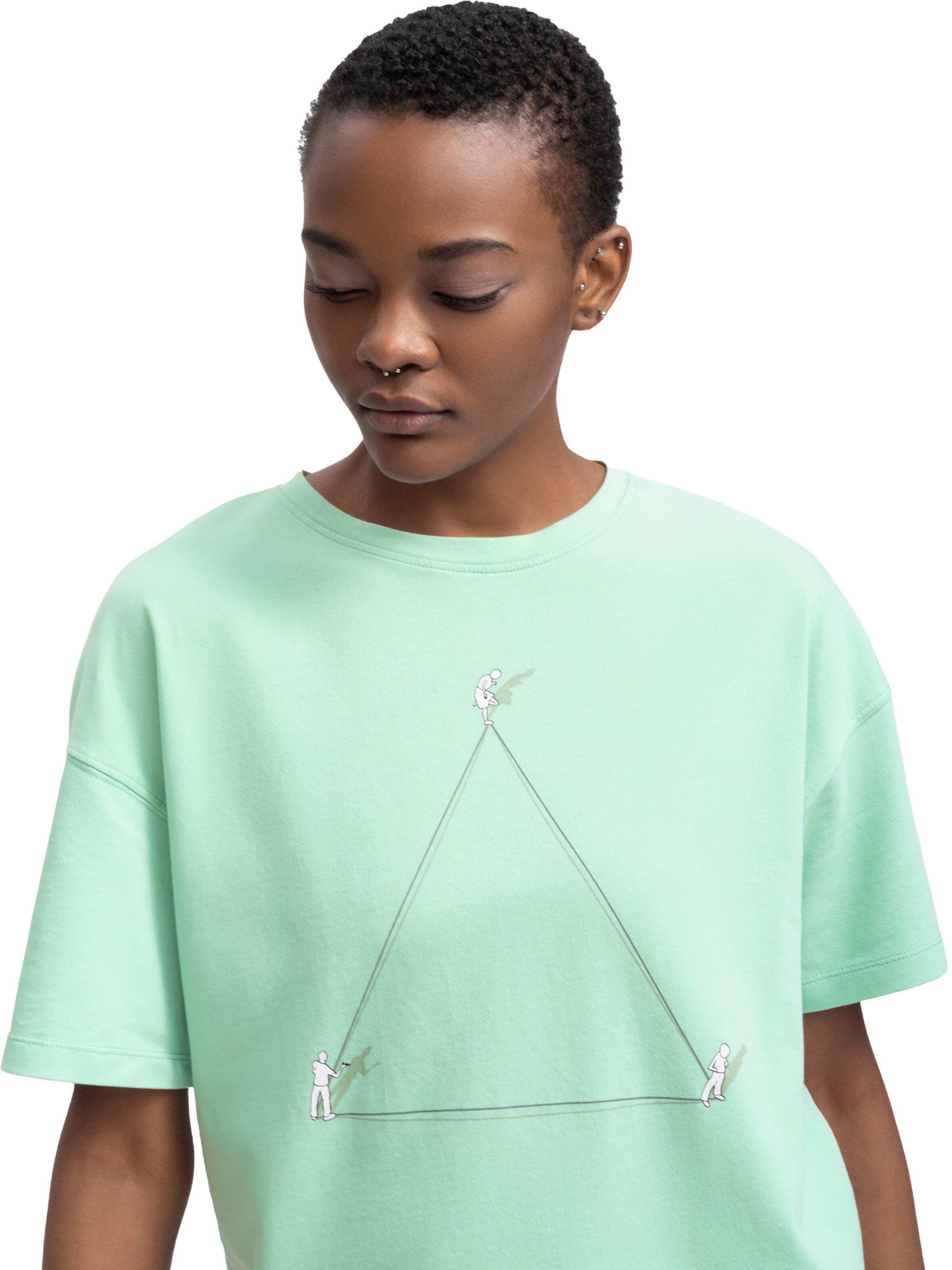 Kaft T-Shirt 'Sanka' in Grün