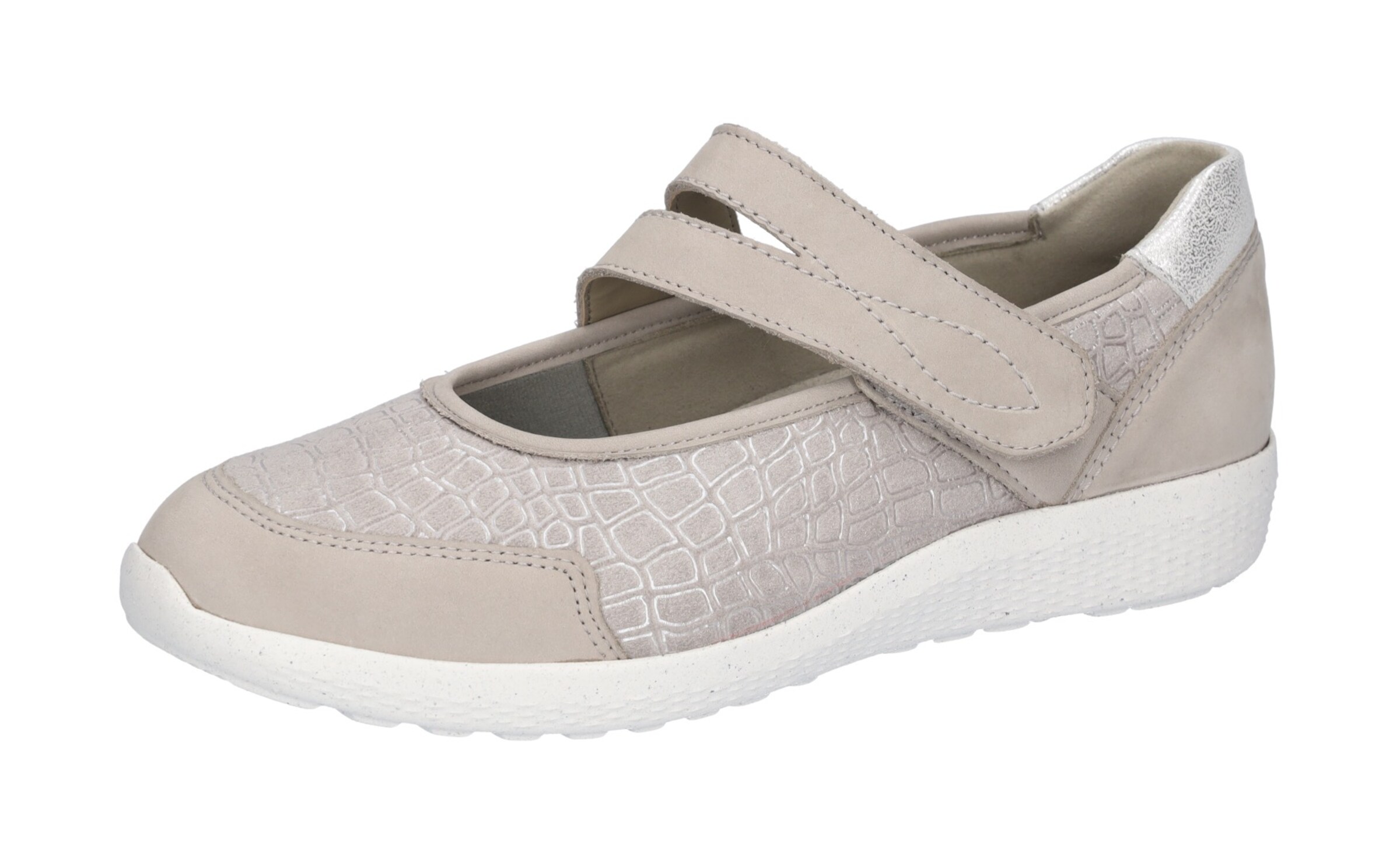 WALDLÄUFER Riemensandale in Beige: Vorderseite