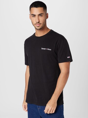 Tommy Jeans Shirt in Black: front