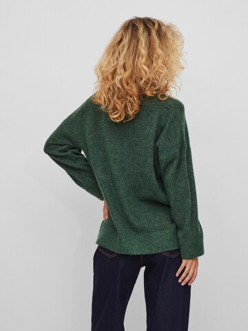 VILA Knit Cardigan 'Cilia' in Green