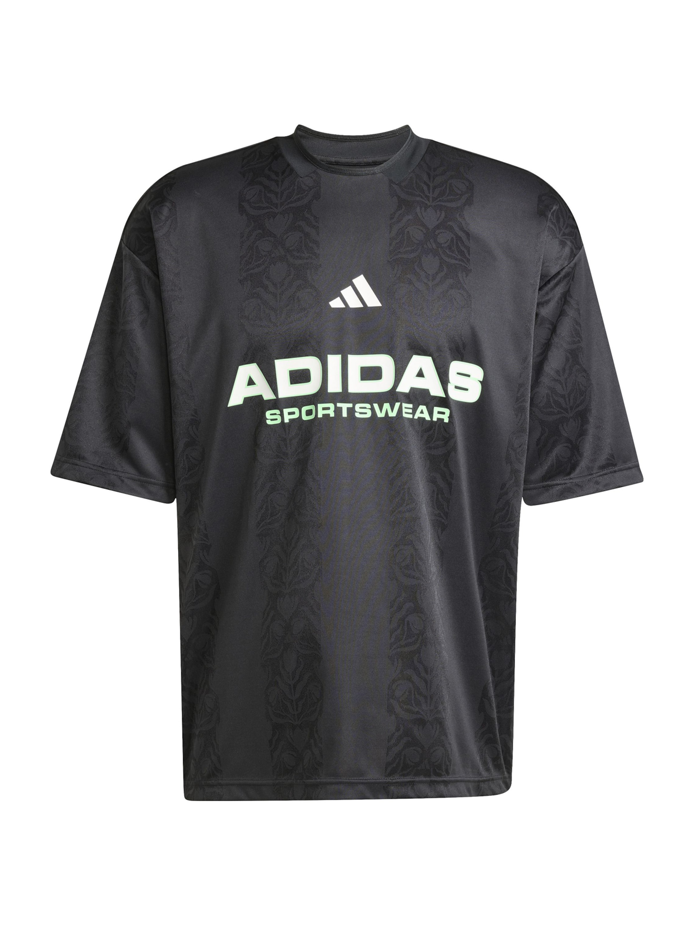 ADIDAS SPORTSWEARTehnička sportska majica 'TIRO' - crna boja: prednji dio