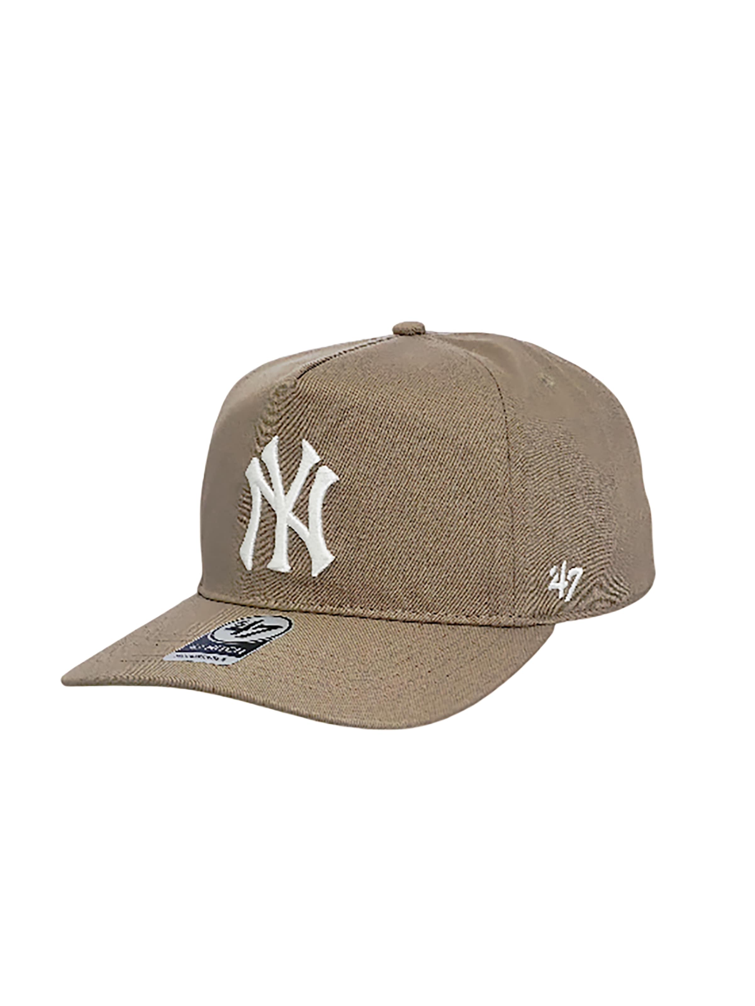 47 Brand Cap 'New York Yankees Hitch' in Beige: front