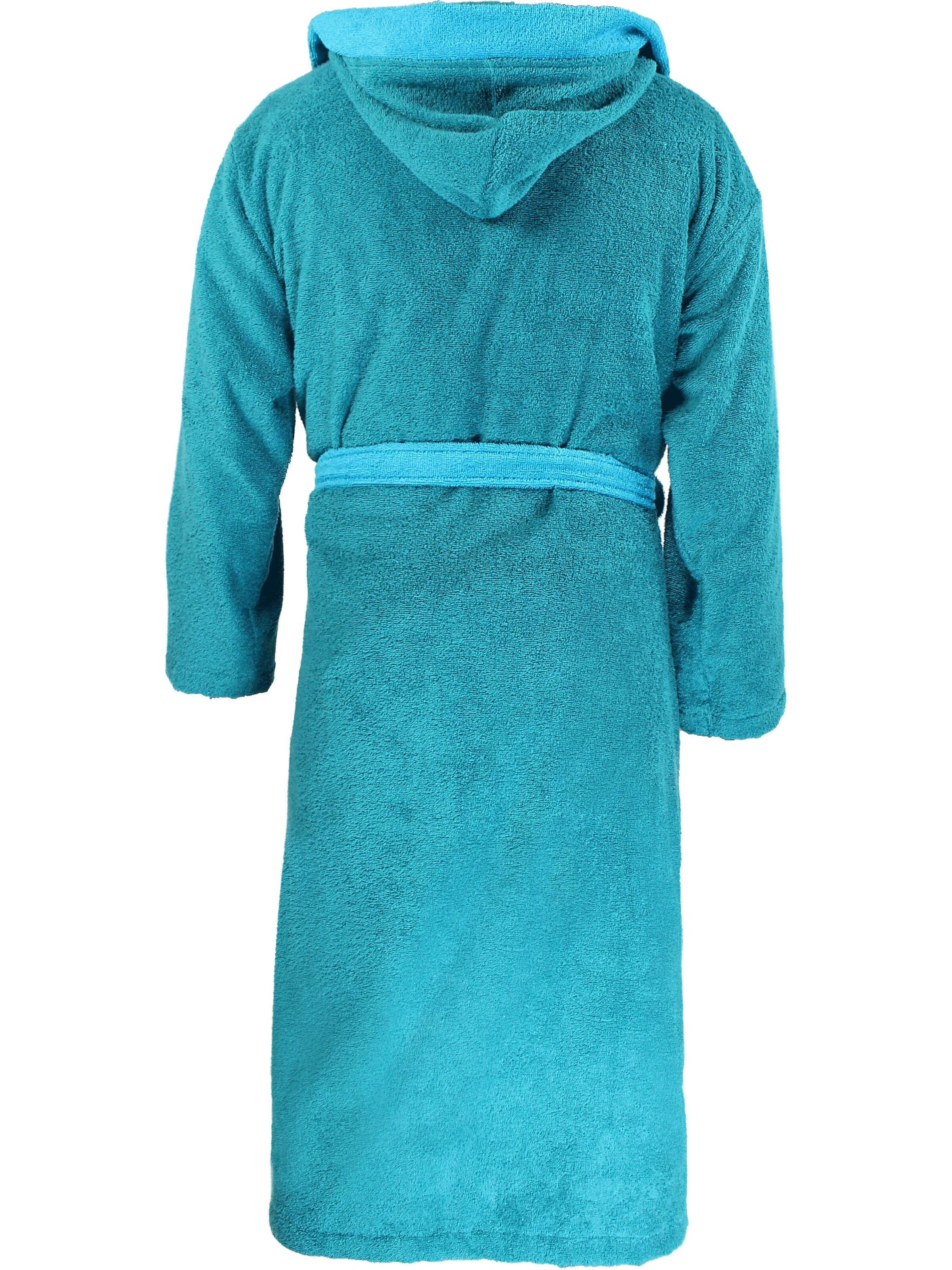 Peignoir long normani en bleu