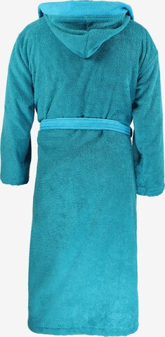 normani Long Bathrobe in Blue