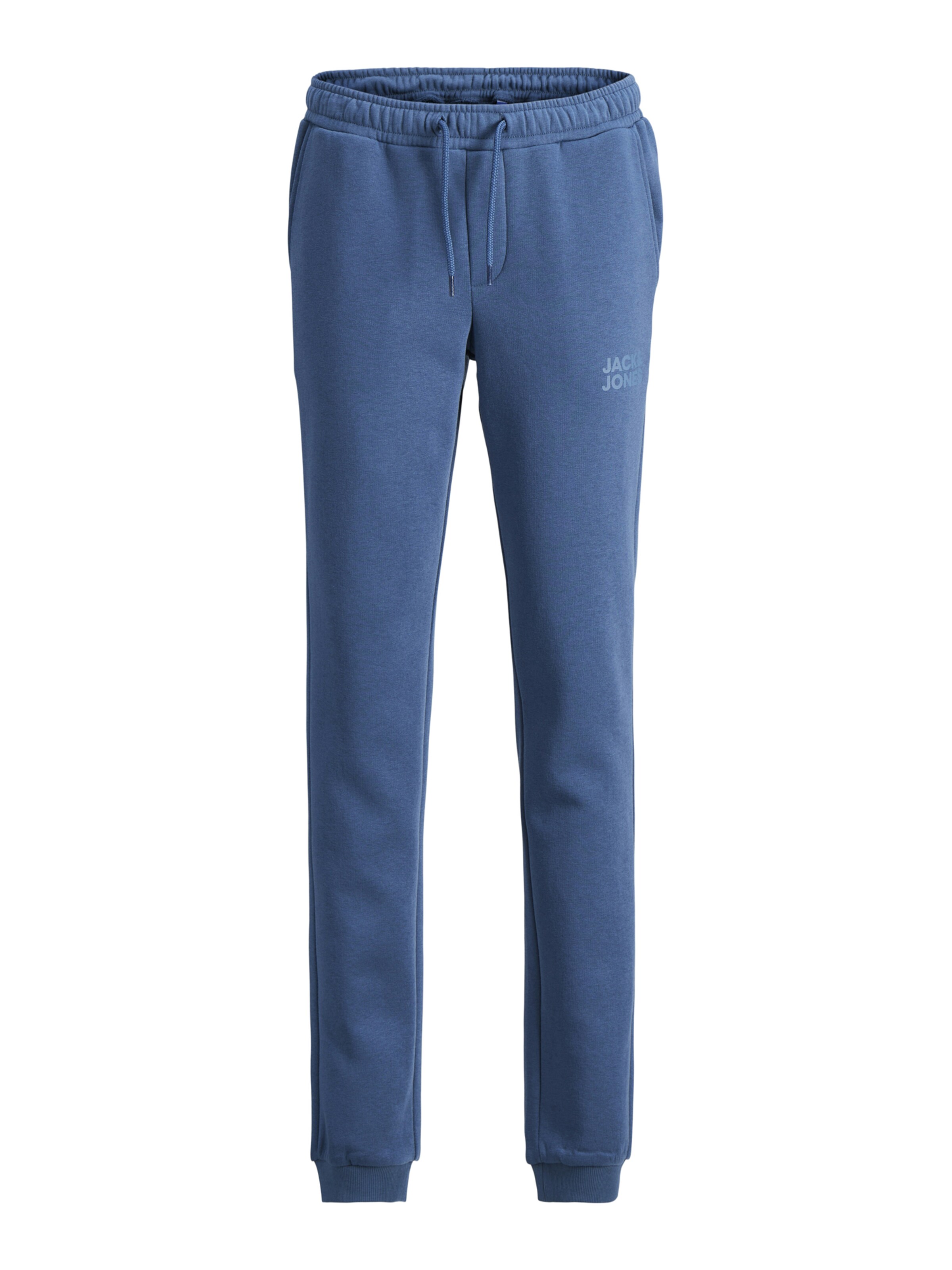 Jack & Jones Junior - Tapered Pantalón 'JJIGORDON' en azul: frente