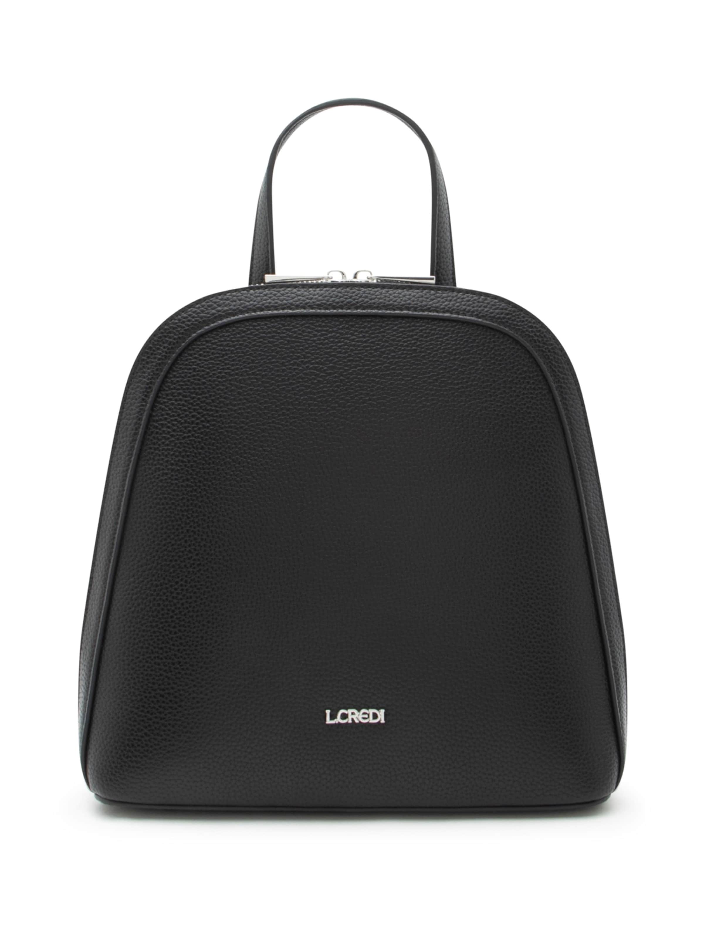 L.CREDI Σακίδιο πλάτης 'Reinhilde' σε μαύρο: μπροστά