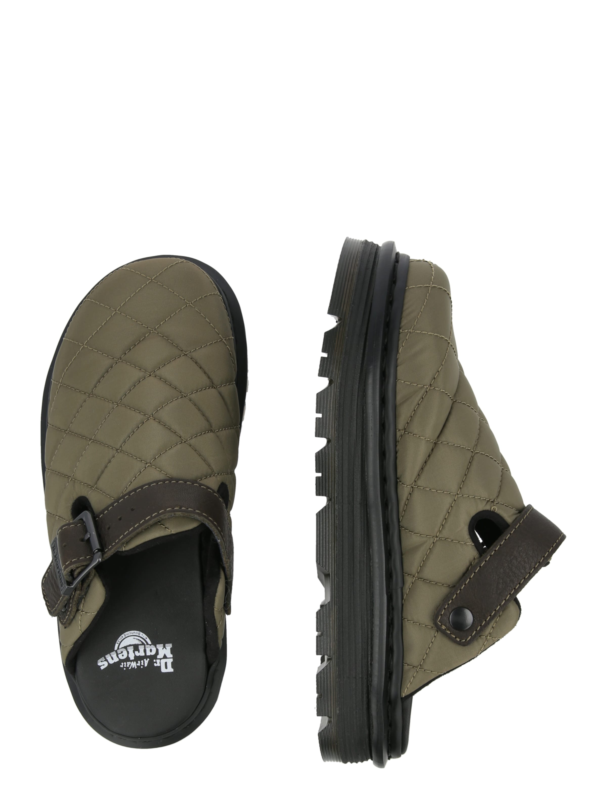 Dr. Martens Pantoletter 'ZebZag' i grøn