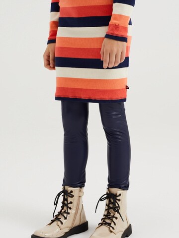 WE Fashion Skinny Leggings in Blauw: voorkant