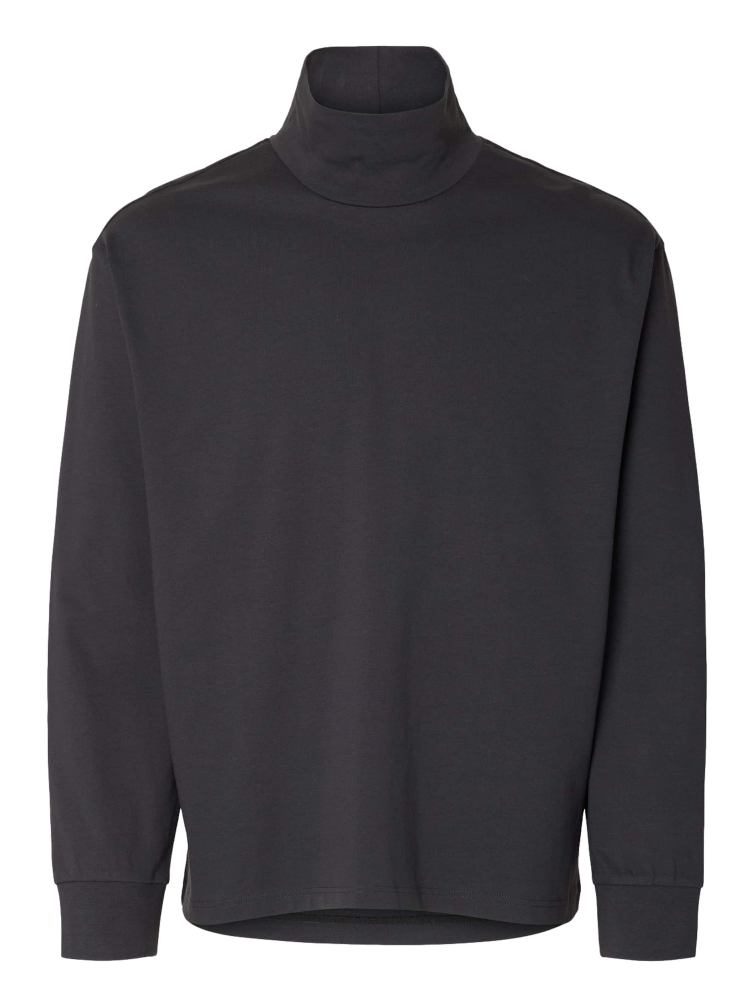 SELECTED Shirt in Grijs: voorkant