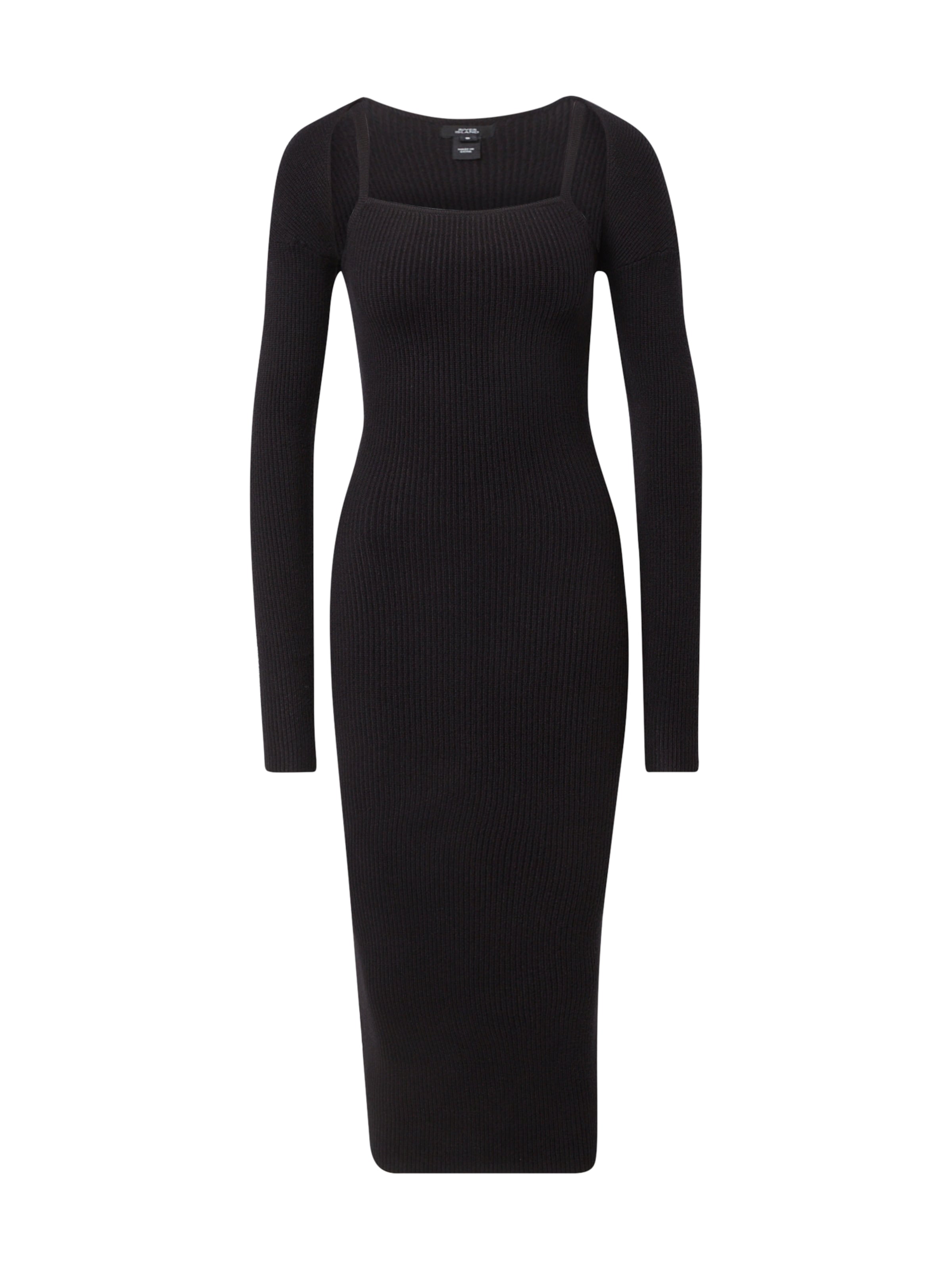 River Island Kleit, värv must: eest vaates