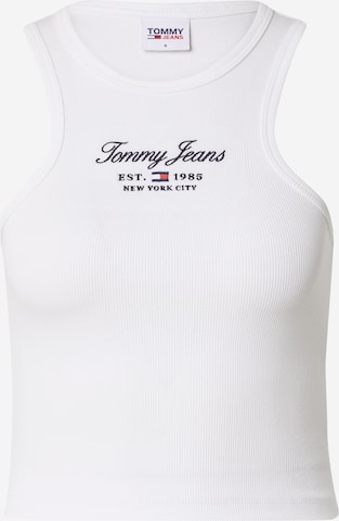 Haut Tommy Jeans en blanc : devant