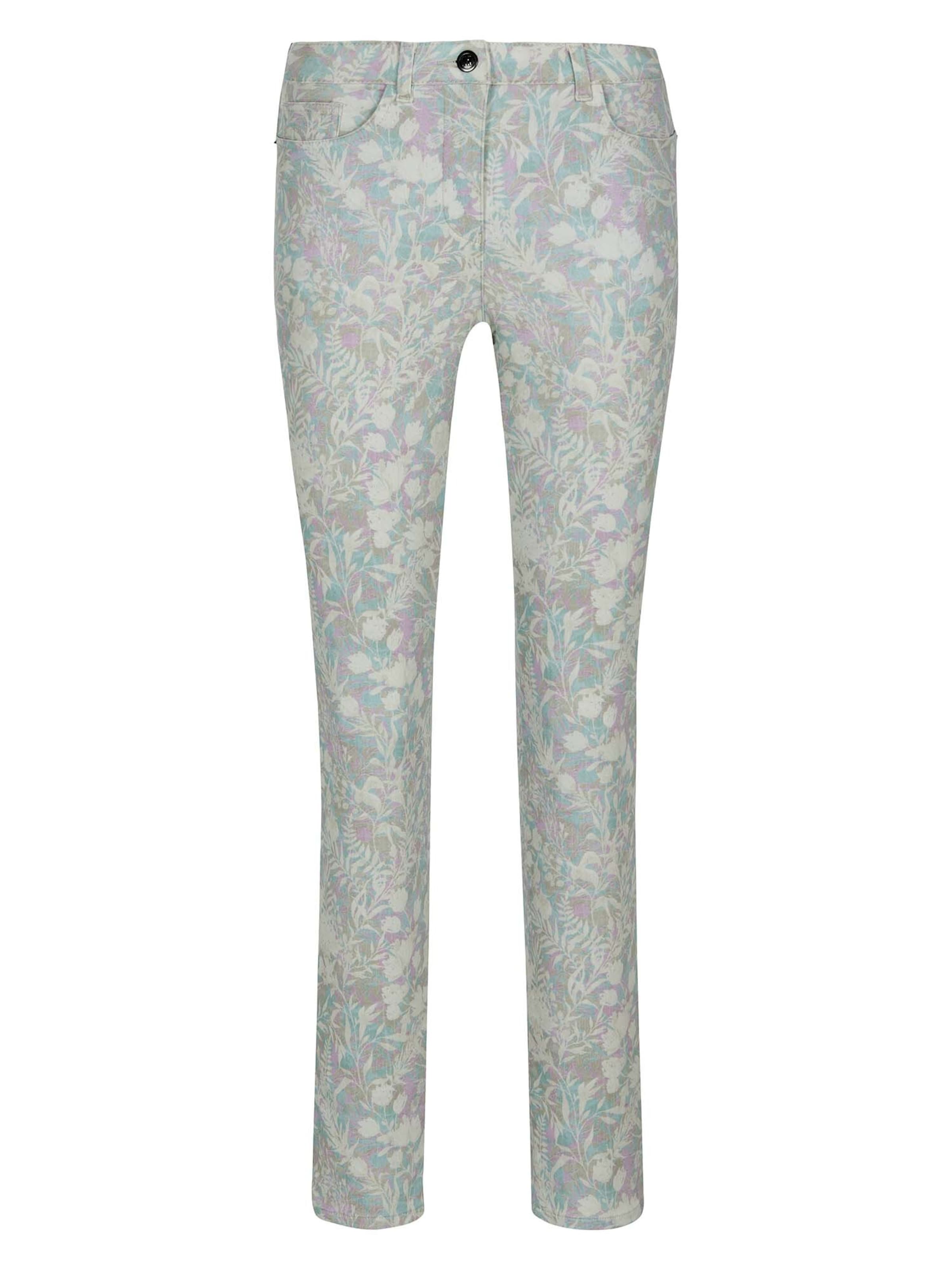 Effilé Pantalon MADELEINE en mélange de couleurs : devant