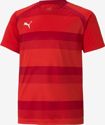 T-Shirt fonctionnel 'TeamVision' PUMA en rouge : devant