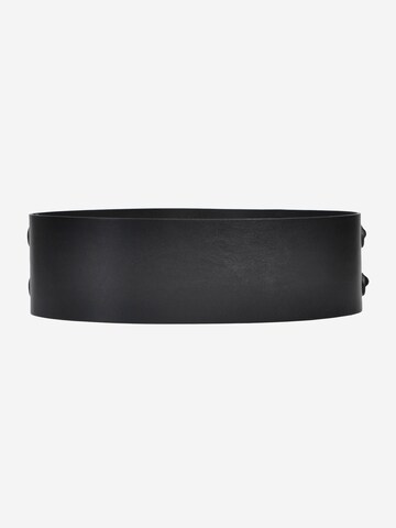Haute Cuir Riem 'Patrician Wide Belt' in Zwart