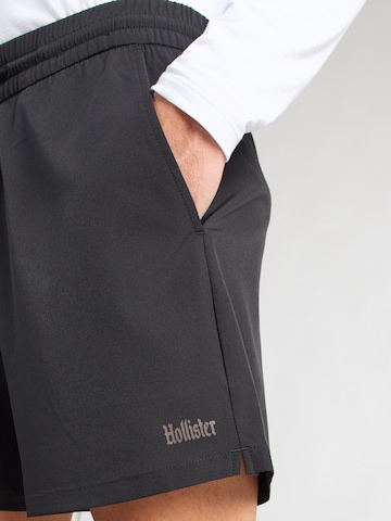 HOLLISTER Avar lõige Püksid, värv must