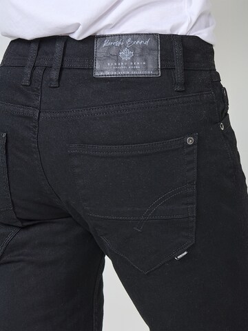 KOROSHI - Regular Calças de ganga em preto