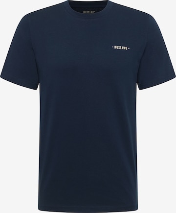 MUSTANG Shirt 'Austin' in Blau: Vorderseite