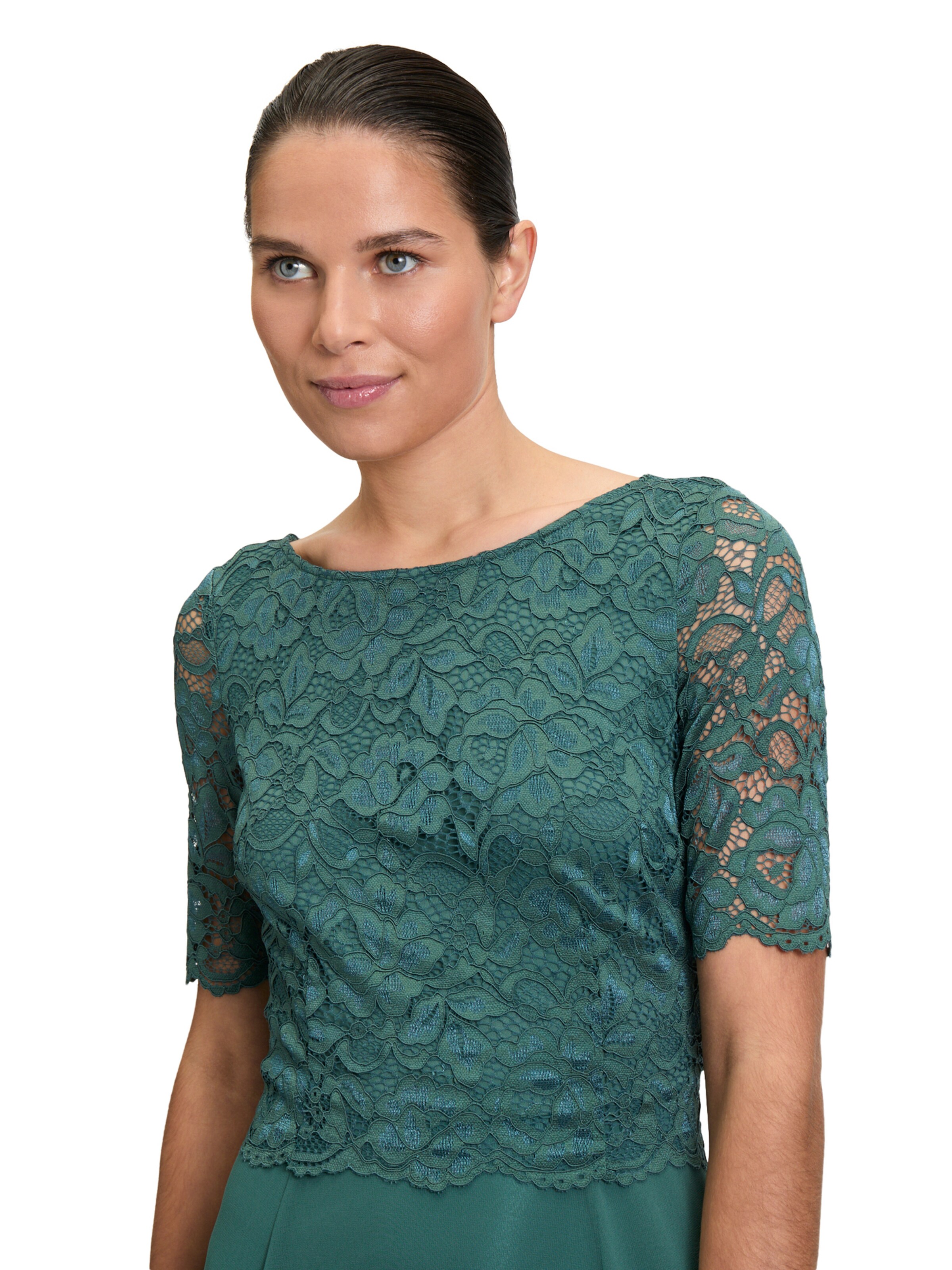 Robe de soirée Vera Mont en vert