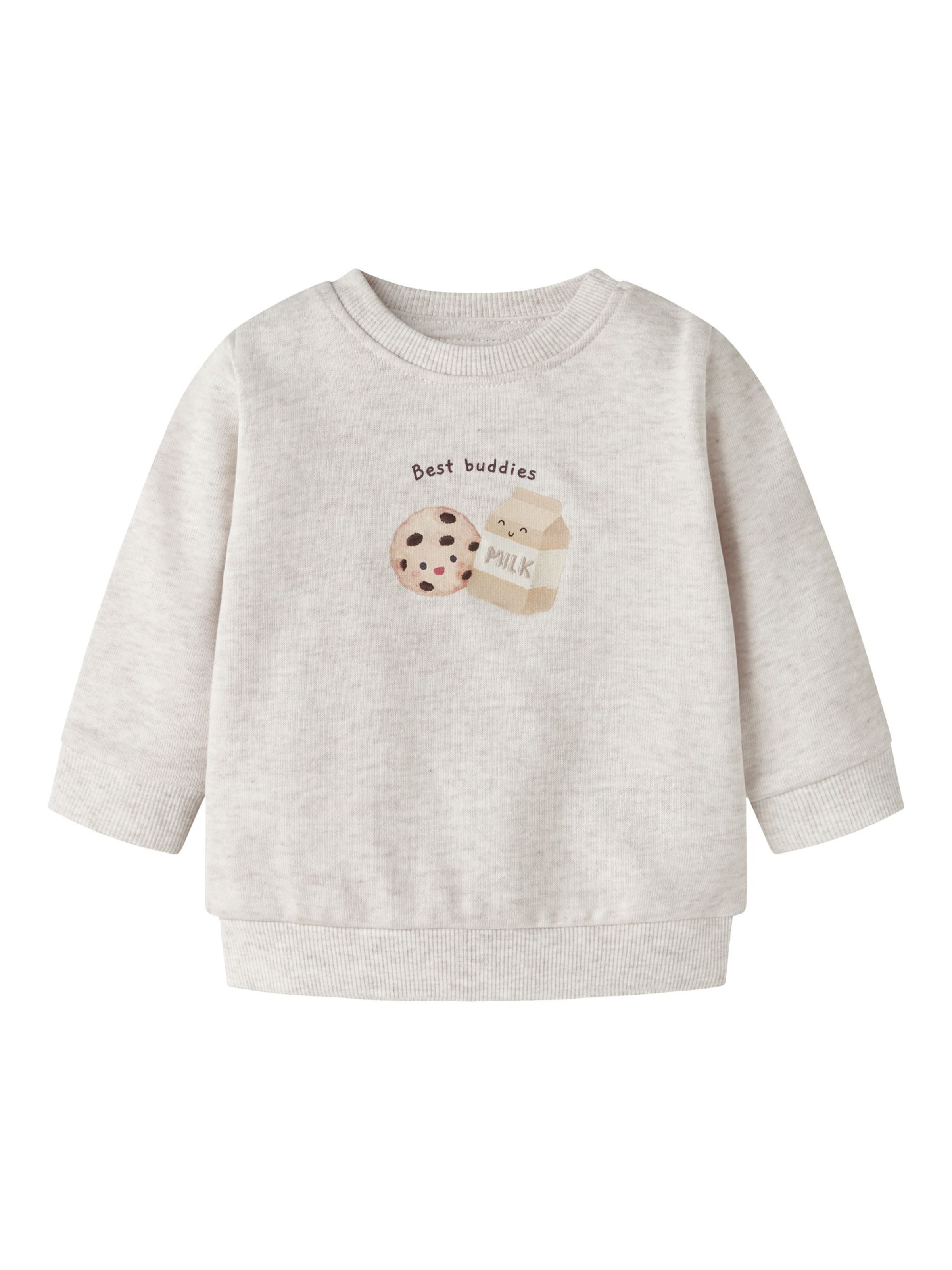 NAME IT Sweatshirt i beige: forside