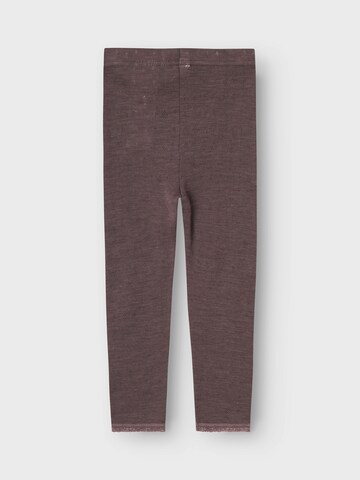 Slimfit Leggings 'NMFWang' di NAME IT in marrone