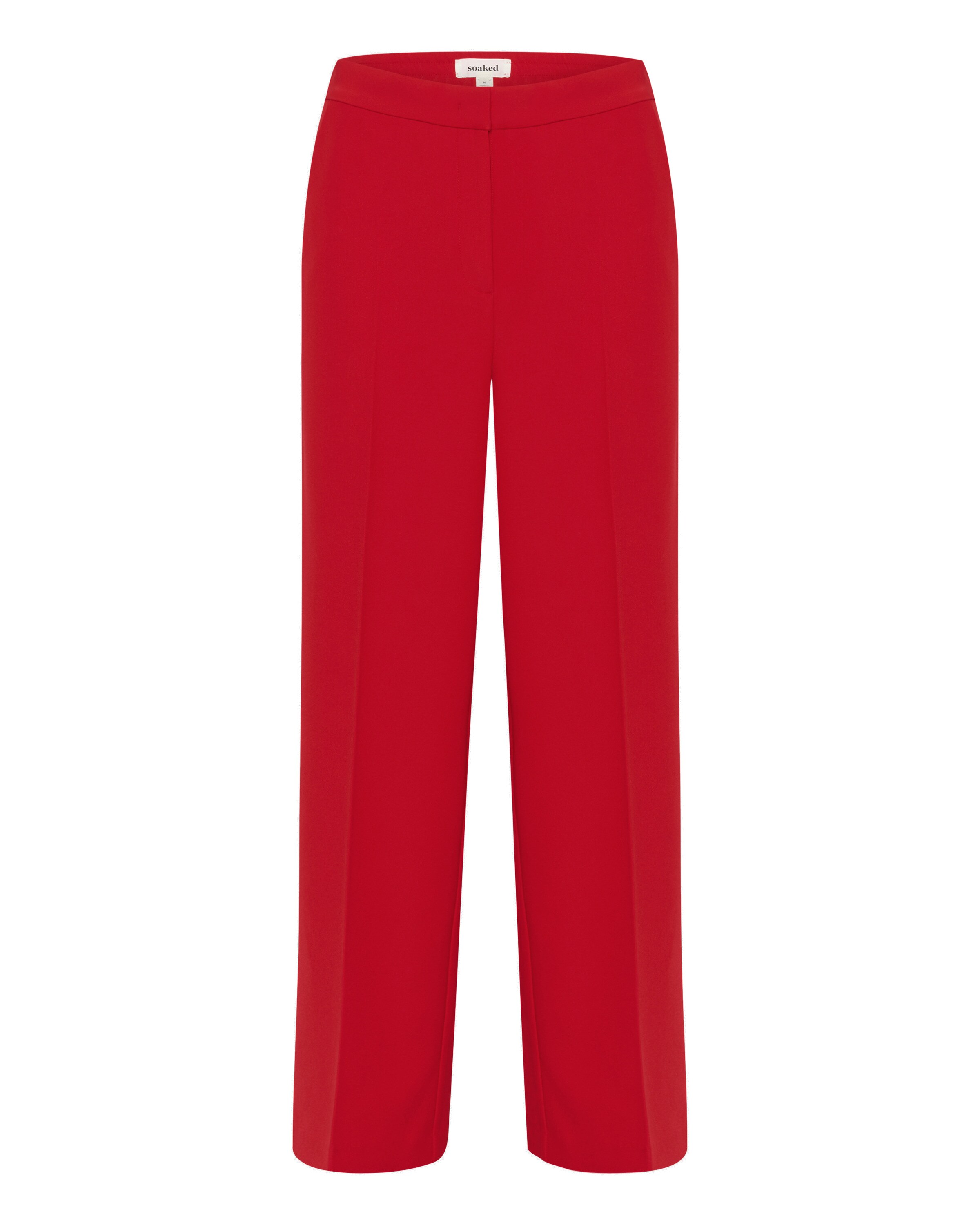 SOAKED IN LUXURY Pantalon 'Cewtona' in Rood: voorkant
