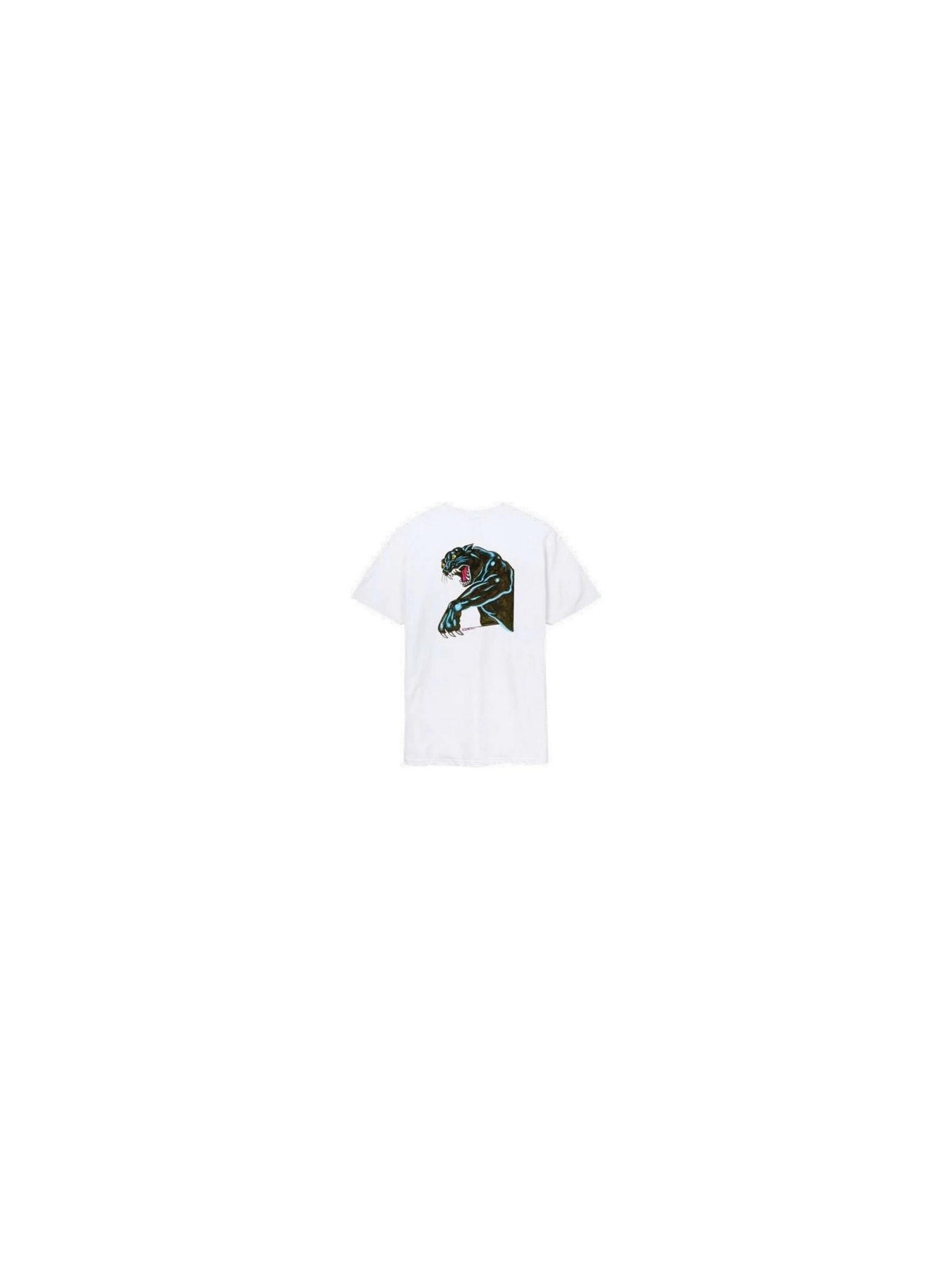 Santa Cruz - Camisa 'Camiseta santa cruz blanca natas sketch panther tee' em branco
