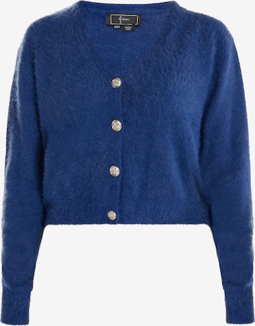 faina Knit Cardigan 'Dedica' in Blue: front